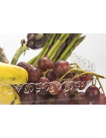 iPLEX Design - ""GALATEA"" Cassettina porta frutta - Trasparente - 21x13x29 cm