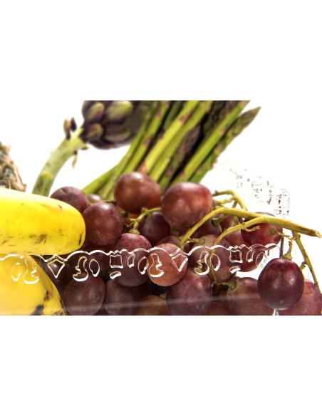 iPLEX Design - ""GALATEA"" Cassettina porta frutta - Trasparente - 21x13x29 cm