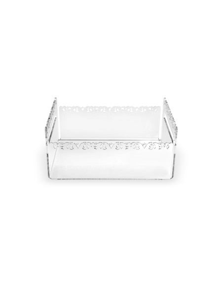 iPLEX Design - ""GALATEA"" Cassettina porta frutta - Trasparente - 21x13x29 cm
