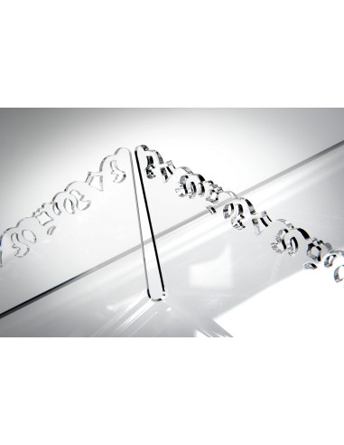 iPLEX Design - ""GALATEA"" Cestino portapane Trasparente - 22x8,6x22 cm