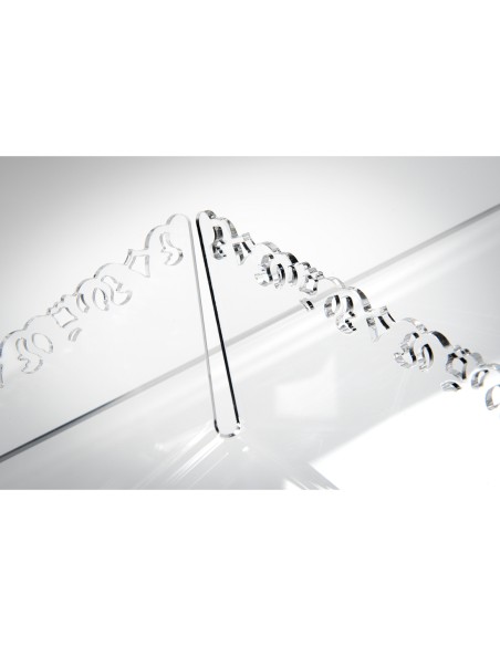 iPLEX Design - ""GALATEA"" Cestino portapane Trasparente - 22x8,6x22 cm
