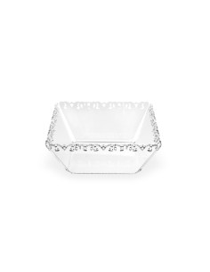 iPLEX Design - ""GALATEA"" Cestino portapane Trasparente - 22x8,6x22 cm