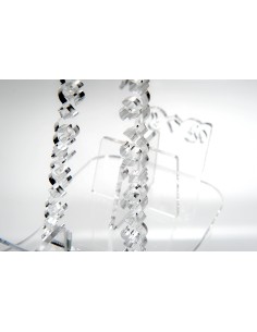iPLEX Design - ""GALATEA"" Portabicchieri Trasparente - 21,5x10x21,5 cm 2