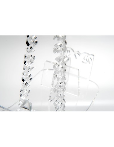 iPLEX Design - ""GALATEA"" Portabicchieri Trasparente - 21,5x10x21,5 cm