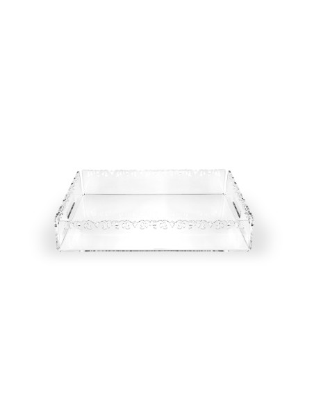 iPLEX Design - ""GALATEA"" Vassoio piccolo Trasparente - 33x4x23 cm