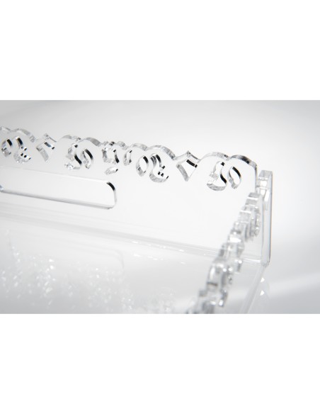iPLEX Design - ""GALATEA"" Vassoio piccolo Trasparente - 33x4x23 cm
