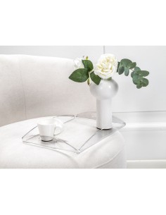iPLEX Design - Serving Vassoio Piccolo Trasparente in plexiglass - 32,5x4,5x23 cm 2