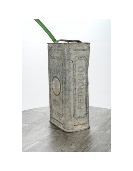iPLEX Design - ""ARABESCO"" Tavolo medium Habitat grigio atrium - Trasparente/WOOD GRIGIO - 50x60x50 cm
