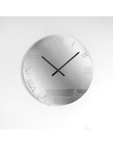 iPLEX Design - Kairos silver Orologio da parete ø61 x 3 - 61x61x3 cm