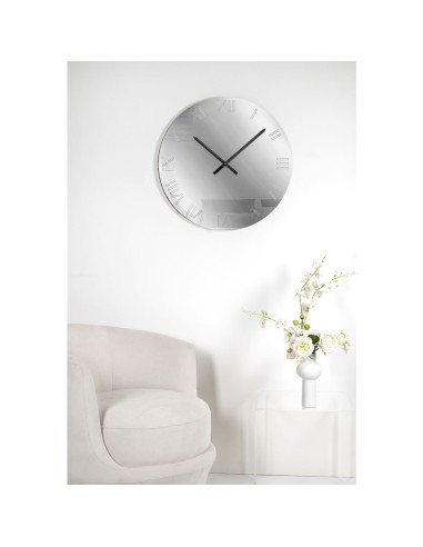 iPLEX Design - Kairos silver Orologio da parete ø61 x 3 - 61x61x3 cm
