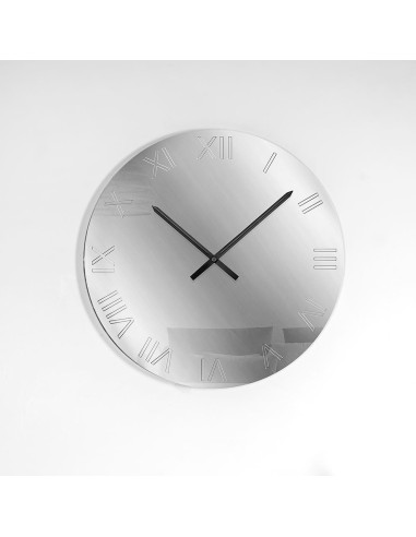 iPLEX Design - Kairos silver Orologio da parete ø61 x 3 - 61x61x3 cm