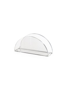 iPLEX Design - Serving Portatovaglioli Verticale Trasparente in plexiglass - 17x9x6 cm