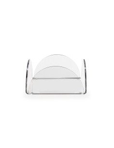 iPLEX Design - Serving Portatovaglioli Orizzontale Trasparente in plexiglass - 17,5x9x17,5 cm 2