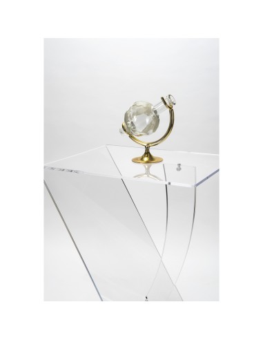 iPLEX Design - Tavolino ""SABER"" - Trasparente - 41x66x30 cm