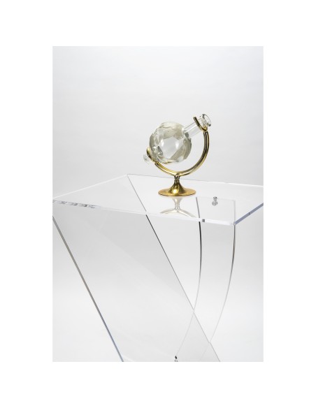 iPLEX Design - Tavolino ""SABER"" - Trasparente - 41x66x30 cm