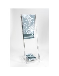 iPLEX Design - ""TOWY"" Portasciugamani Trasparente - 33x102x31 cm 2