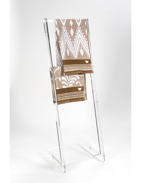 iPLEX Design - ""TOWY"" Portasciugamani Trasparente - 33x102x31 cm