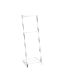 iPLEX Design - ""TOWY"" Portasciugamani Trasparente - 33x102x31 cm