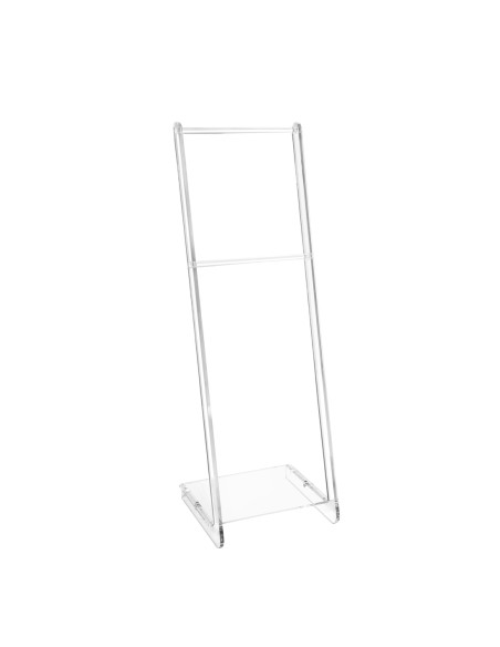 iPLEX Design - ""TOWY"" Portasciugamani Trasparente - 33x102x31 cm