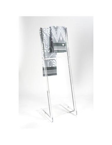 iPLEX Design - ""TOWY"" Portasciugamani Trasparente - 33x102x31 cm