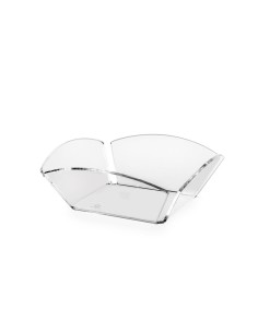 iPLEX Design - Serving Cestino Pane Trasparente in plexiglass - 21,5x10x21,5 cm