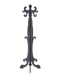 iPLEX Design - ""THONET"" Appendiabiti nero Trasparente - 56x173x56 cm 2
