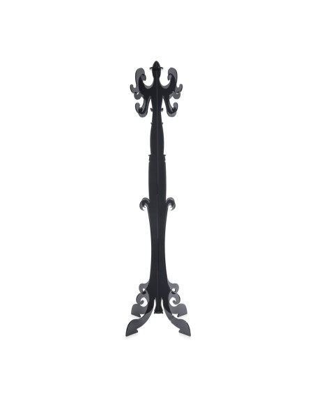 iPLEX Design - ""THONET"" Appendiabiti nero Trasparente - 56x173x56 cm