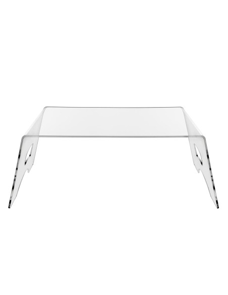 iPLEX Design - Serving Vassoio Letto Trasparente in plexiglass - 50,5x20x33 cm