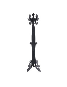 iPLEX Design - ""THONET"" Appendiabiti nero Trasparente - 56x173x56 cm