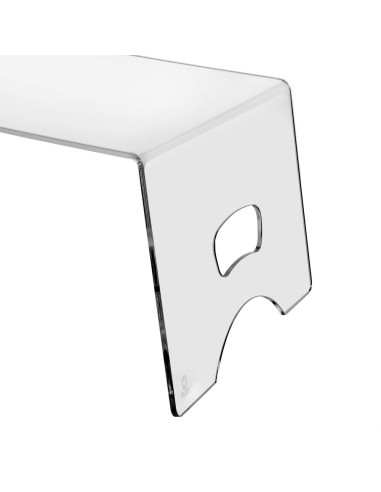 iPLEX Design - Serving Vassoio Letto Trasparente in plexiglass - 50,5x20x33 cm