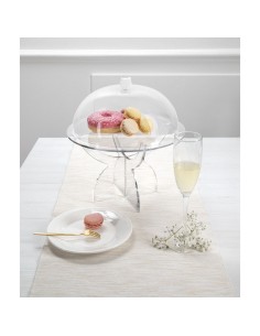 iPLEX Design - Serving Alzata Small Trasparente in plexiglass - 27x29x27 cm 2