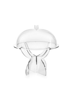 iPLEX Design - Serving Alzata Small Trasparente in plexiglass - 27x29x27 cm
