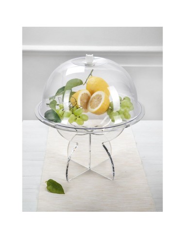 iPLEX Design - Serving Alzata Big Trasparente in plexiglass - 35x41x35 cm