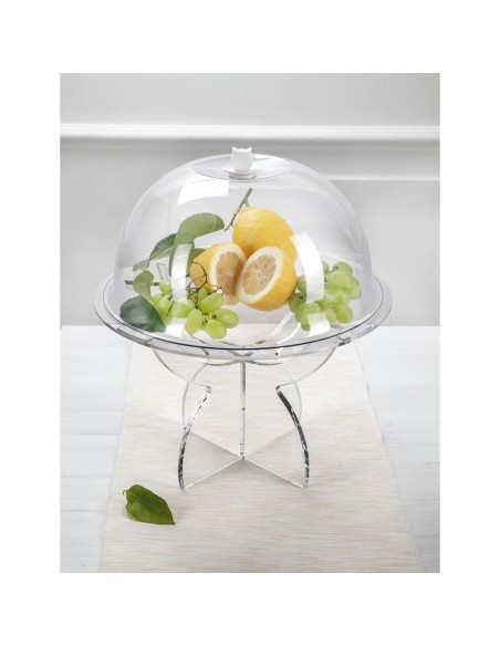 iPLEX Design - Serving Alzata Big Trasparente in plexiglass - 35x41x35 cm