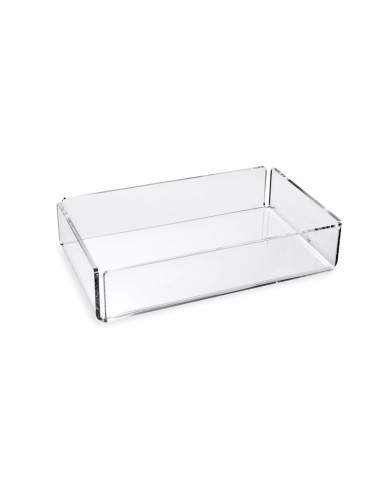 iPLEX Design - ""CLIO"" Beauty Grande Trasparente - 27x6x17 cm