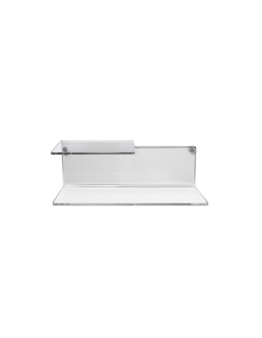 iPLEX Design - Suite Mensola L.370 Trasparente in plexiglass - 37x14x14 cm