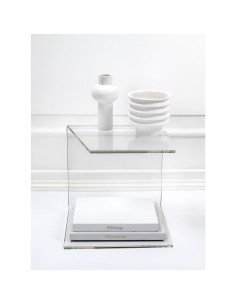 iPLEX Design - Alfred Tavolino Reverse Trasparente in plexiglass - 30x37x37 cm 2