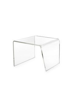 iPLEX Design - Alfred Tavolino Reverse Trasparente in plexiglass - 30x37x37 cm