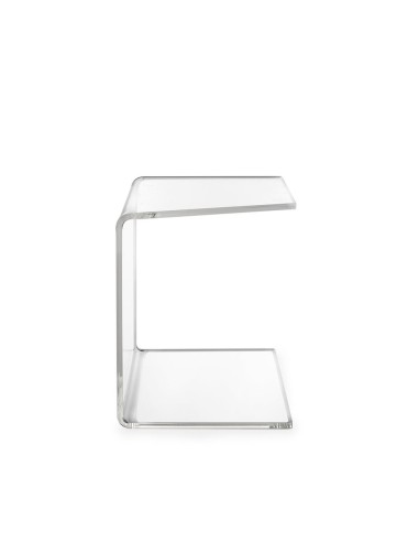 iPLEX Design - Alfred Tavolino Reverse Trasparente in plexiglass - 30x37x37 cm