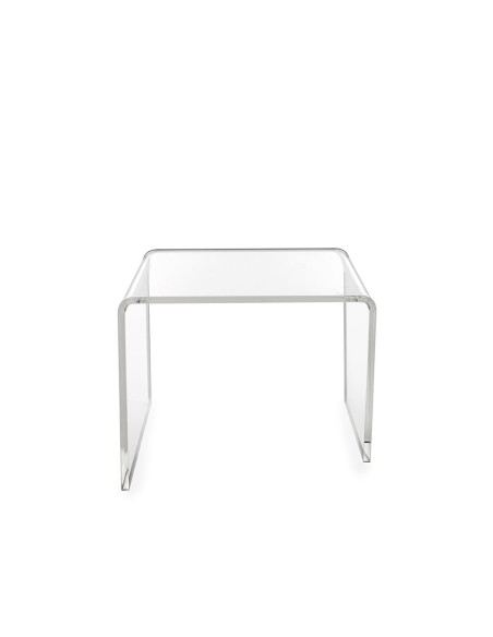 iPLEX Design - Alfred Tavolino Reverse Trasparente in plexiglass - 30x37x37 cm