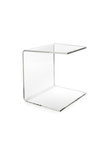 iPLEX Design - Alfred Tavolino Reverse Trasparente in plexiglass - 30x37x37 cm