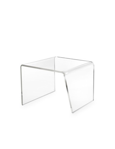 iPLEX Design - Alfred Tavolino Reverse Trasparente in plexiglass - 30x37x37 cm
