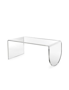 iPLEX Design - Jeffrey Tavolino Trasparente in plexiglass - 30x60x33 cm