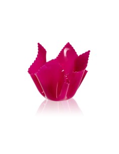iPLEX Design - ""DRAPPEGGI Vaso SLIM DAISY"" Trasparente - 22x21x22 cm