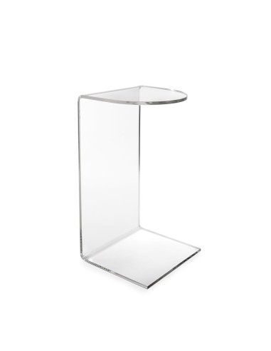 iPLEX Design - Jeffrey Tavolino Trasparente in plexiglass - 30x60x33 cm