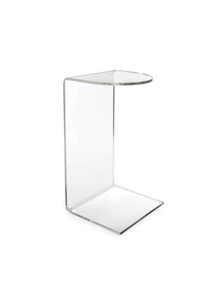 iPLEX Design - Jeffrey Tavolino Trasparente in plexiglass - 30x60x33 cm