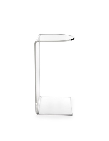 iPLEX Design - Jeffrey Tavolino Trasparente in plexiglass - 30x60x33 cm