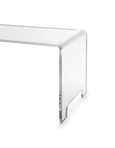 iPLEX Design - Emilio Tavolino Trasparente in plexiglass - 81x36x40 cm