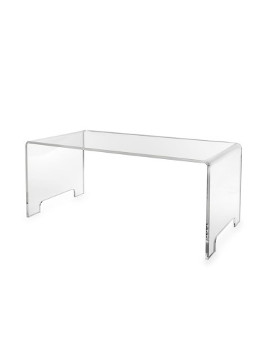 iPLEX Design - Emilio Tavolino Trasparente in plexiglass - 81x36x40 cm