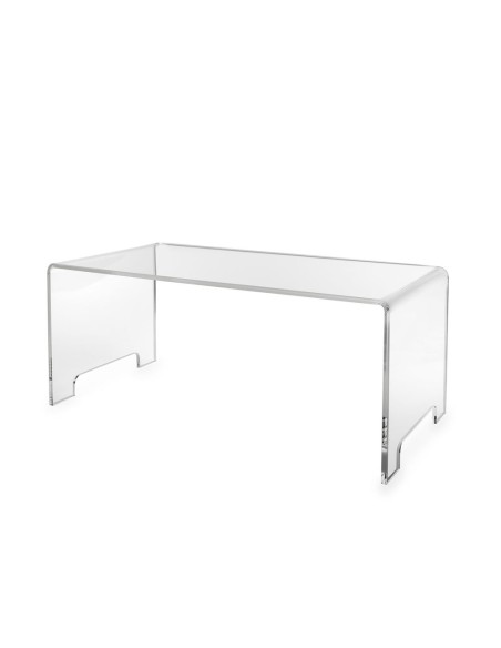 iPLEX Design - Emilio Tavolino Trasparente in plexiglass - 81x36x40 cm